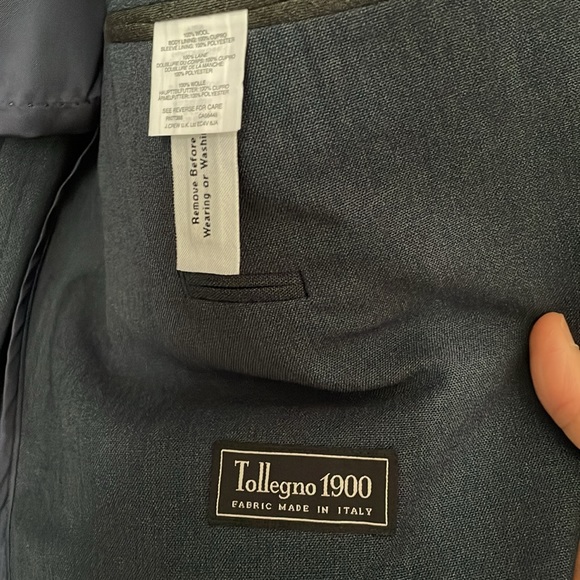 J.CREW LUDLOW TRAVELER SUIT JACKET IN ITALIAN WOOL SIZE 38S CADET BLUE A0536 - Picture 3 of 4